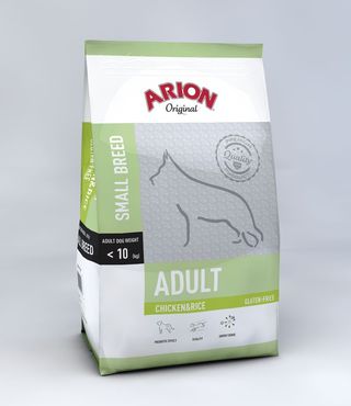 Arion Original Adult Small Breed kana & riisi koiralle 3 kg