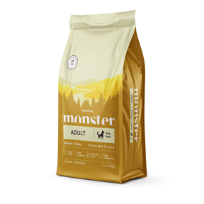 Monster Dog Original Adult Chicken-Turkey koiralle 12 kg