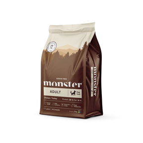 Monster Dog Grain Free Adult All Breed Chicken-Turkey koiralle 2 kg