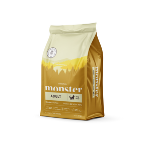 Monster Dog Original Adult Chicken-Turkey koiralle 2 kg