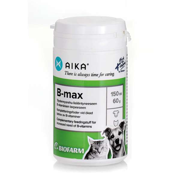 AIKA B-Max kissalle ja koiralle 150 tablettia