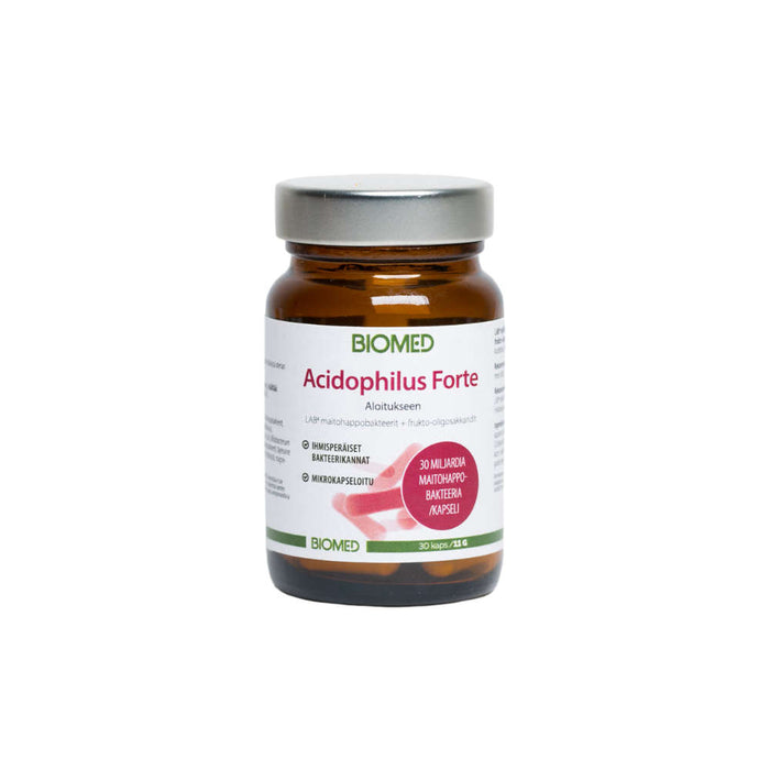 Biomed Acidophilus Forte 30 kapselia