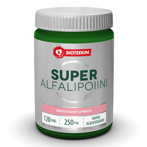 Bioteekin Super Alfalipoiini 120 tablettia