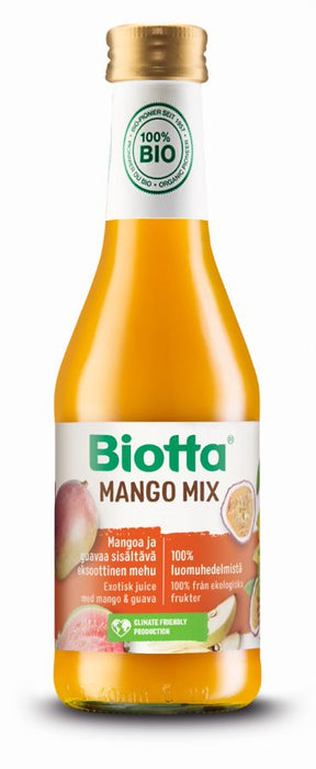Biotta Mango Mix Hedelmätäysmehu 250 ml