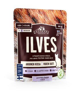Dagsmark Ilves kanaa hyytelössä kissalle 80 g MAISTELUPAKKAUS