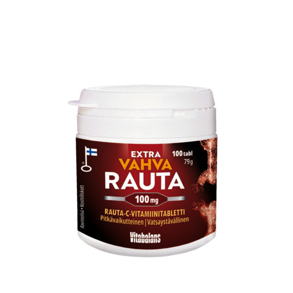 Vitabalans Extra Vahva Rauta 100 mg 100 tablettia