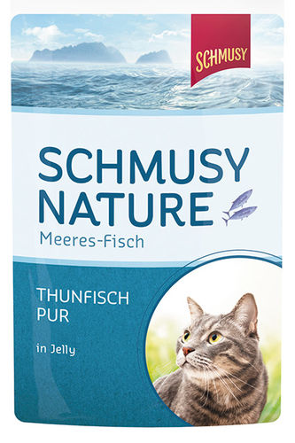 Schmusy Nature tonnikala hyytelössä kissalle 24 x 100 g