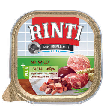 Rinti Kennerfleisch Plus riista & pasta koiralle 300 g