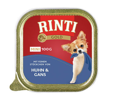 Rinti Gold Mini kana & hanhi annosvuoassa koiralle 100 g