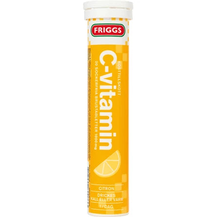Friggs C-vitamiiniporetabletit sitruuna 20 tablettia