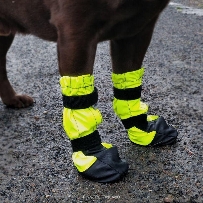 KURA-suojatossut neonkeltainen 2 kpl pakkaus L