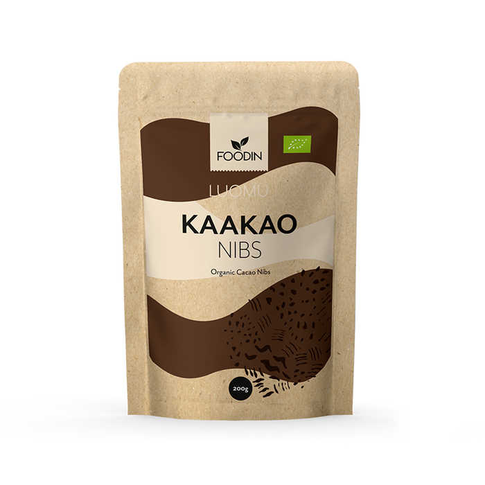 Foodin Kaakaonibs raaka 200 g TARJOUS