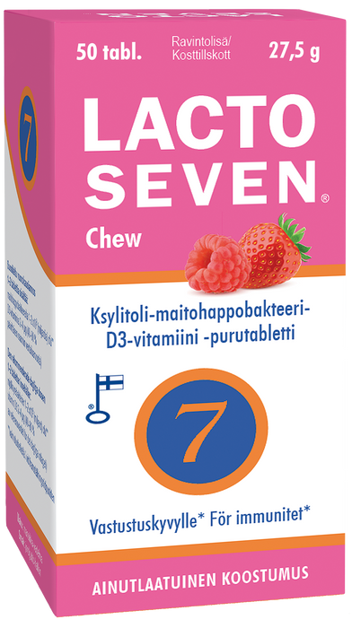 Lacto Seven Chew tabletti 50 kpl SUPERTARJOUS