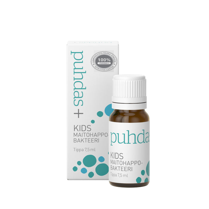 Puhdas+ KIDS Maitohappobakteeri tippa 7,5 ml