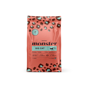 Monster Cat Original Big Cat Chicken-Turkey kissalle 2 kg