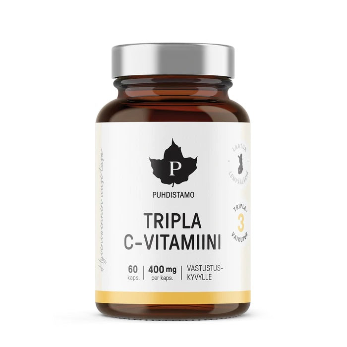 Puhdistamo Tripla C-Vitamiini 60 kapselia