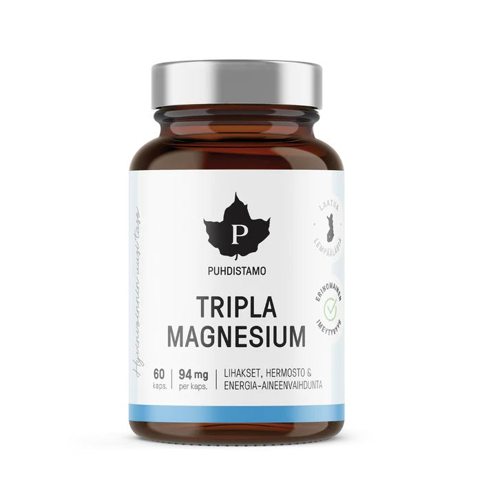 Puhdistamo Tripla Magnesium 60 kapselia