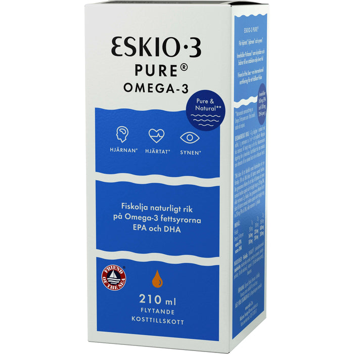 Eskio-3 Pure nestemäinen kalaöljy 210 ml