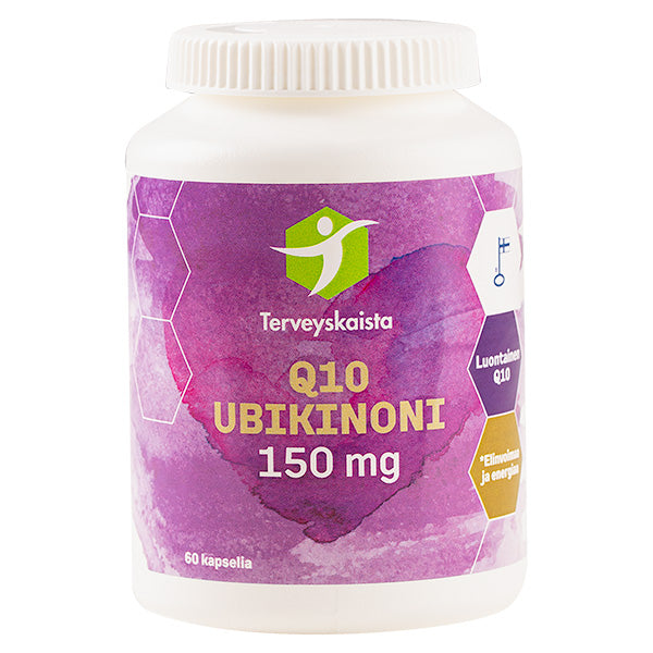 Terveyskaista Ubikinoni 150 mg 60 kapselia