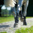 Back on Track Ratsastussuojat hevoselle, taakse M