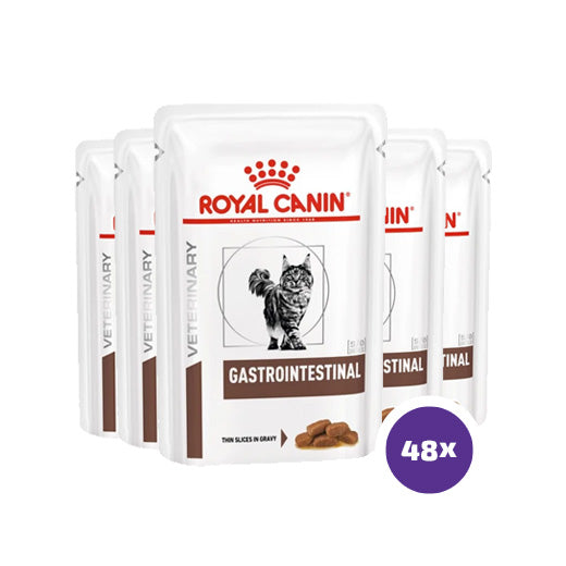 Royal Canin Veterinary Diets Gastrointestinal Thin Slices In Gravy kissan märkäruoka 48 x 85 g SÄÄSTÖPAKKAUS