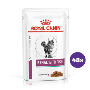 Royal Canin Veterinary Diets Renal Fish kissan märkäruoka 48 x 85 g SÄÄSTÖPAKKAUS