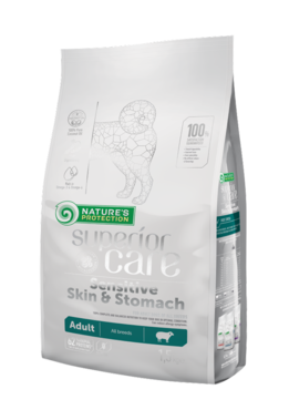 Nature's Protection Superior Care Sensitive Skin & Stomach Adult All Breeds lammas koiralle 1,5 kg