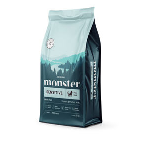 Monster Dog Original Adult Sensitive White Fish koiralle 17 kg
