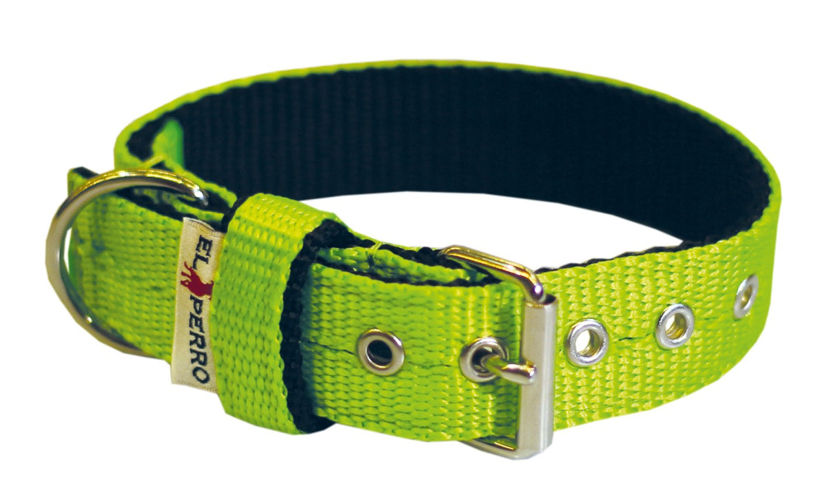 EL PERRO Solkipanta kapea nylon lime 50 cm