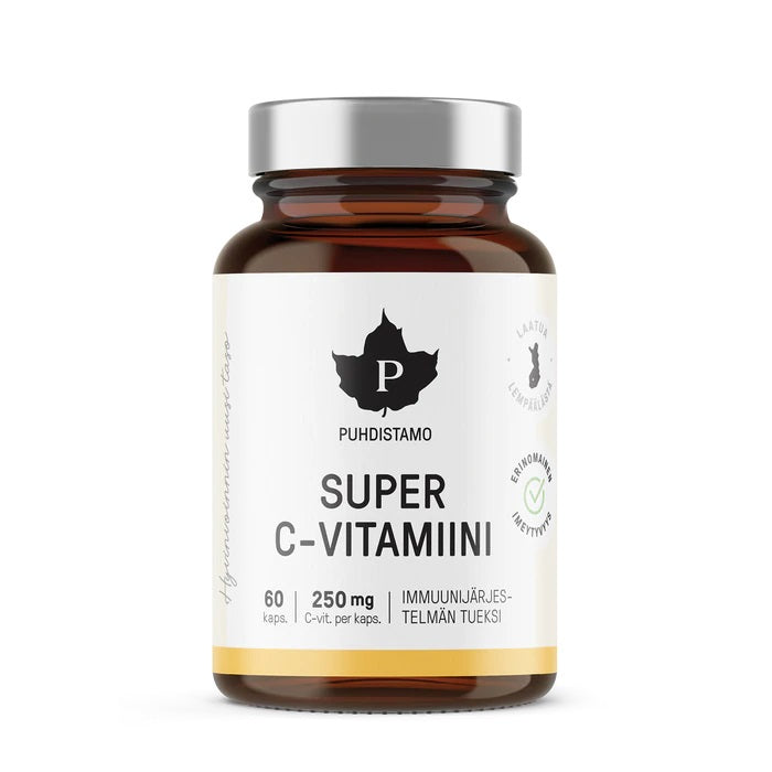 Puhdistamo Super C-vitamiini 60 kapselia