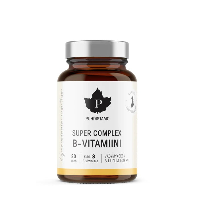Puhdistamo Super Complex B-vitamiini 30 kapselia