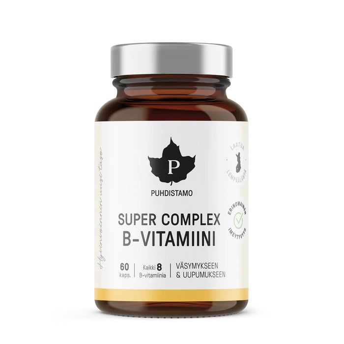Puhdistamo Super Complex B-vitamiini 60 kapselia