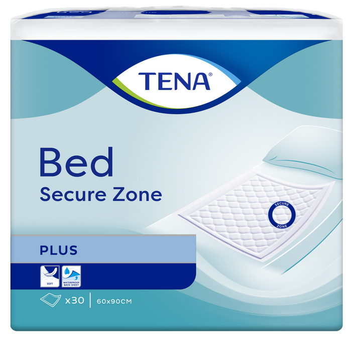 TENA Bed Vuodesuoja Secure Zone Plus 60 x 90 cm 30 kpl