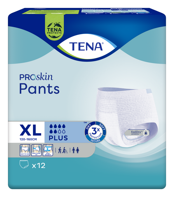 TENA Pants Plus XL 12 kpl