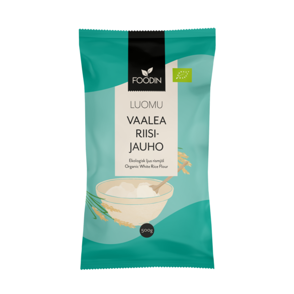 Foodin vaalea riisijauho 500 g