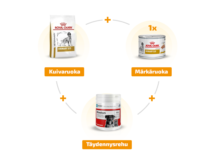 Virtsateiden tukihoitopaketti isolle koiralle Royal Canin
