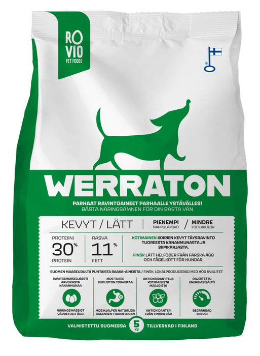 Werraton Kevyt koiranruoka 5 kg