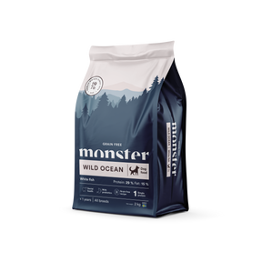 Monster Dog Grain Free Wild Ocean White Fish koiralle 2 kg