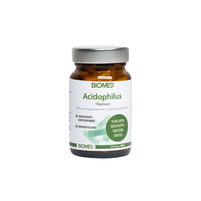 Biomed Acidophilus 60 kapselia