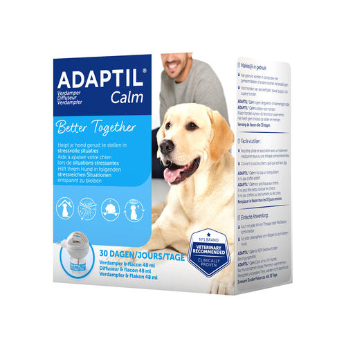Adaptil Calm haihdutin ja feromoniliuos koiralle 48 ml
