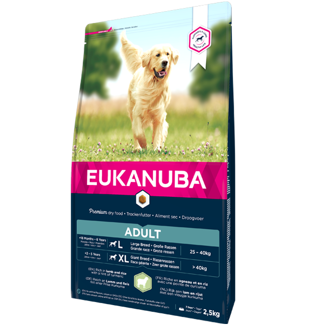 Eukanuba Canine Adult Large Lamb & Rice 2,5 kg