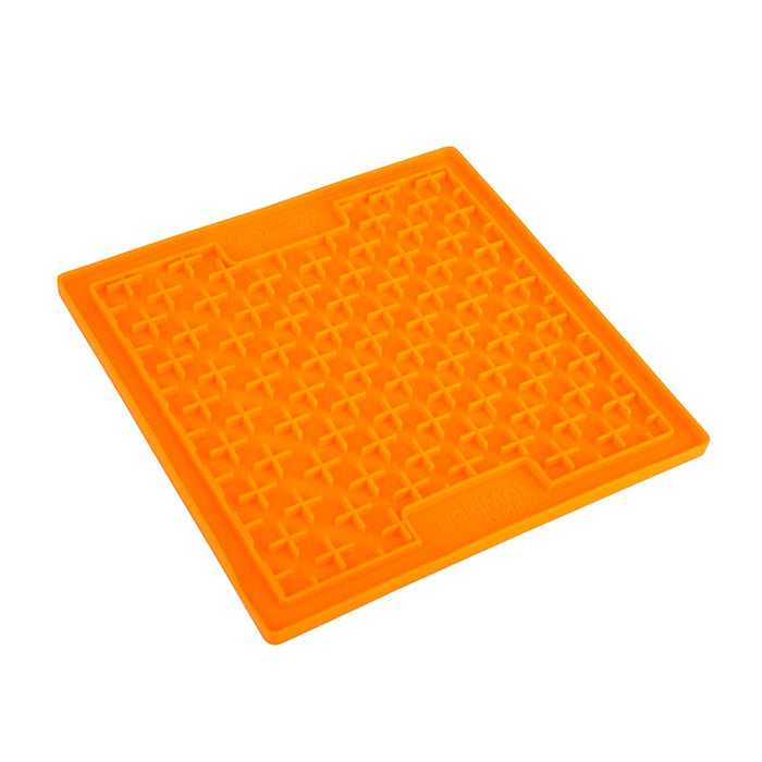 LickiMat Buddy Aktivointimatto oranssi 20 cm x 20 cm