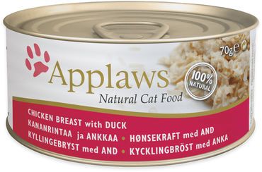 Applaws Kissa Kana & Ankka 24 x 70 g