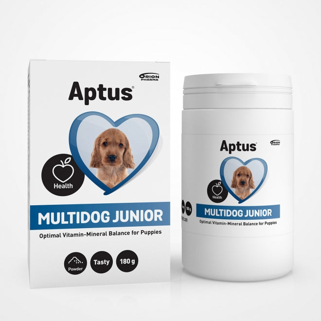 Aptus Multidog Junior jauhe koiralle 180 g
