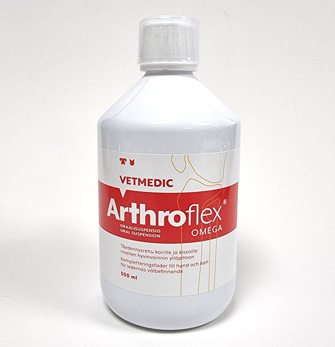 Arthroflex Omega oraalisuspensio kissalle ja koiralle 500 ml