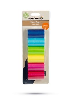 Beeztees Kakkapussit sateenkaaren värit 6 x 20 kpl