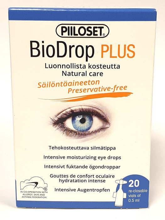 Piiloset BioDrop PLUS ampullit 20 x 0.5 ml