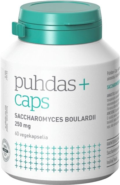 Puhdas+ Caps Saccharomyces boulardii 250 mg 60 vegekapselia
