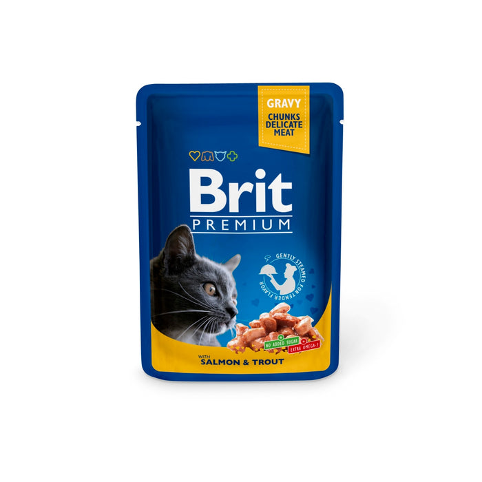 Brit Premium Cat Lohi-taimen kastikkeessa 100 g