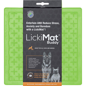 LickiMat Buddy Aktivointimatto vihreä 20 cm x 20 cm